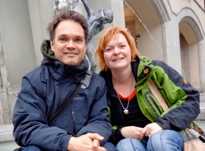 Christopher Weidner und Kirsten Bucholzer freuen sich auf ihre Hamburg-Touren